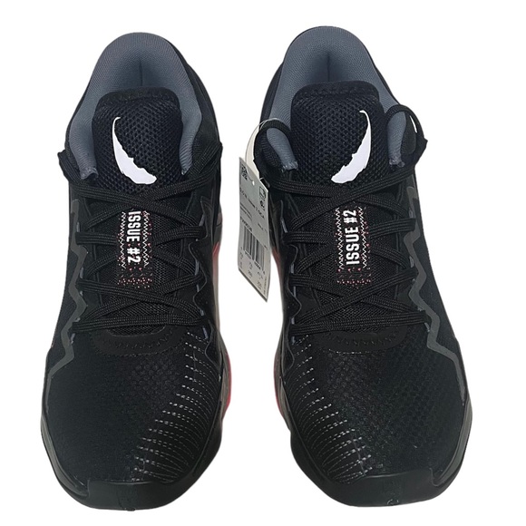 Adidas Marvel x D.O.N. Issue #2 Venom Black Red Basketball Shoes Size 8 FW9038 - Picture 2 of 7